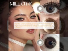 Monthly Color Lenses Guinea brown UV Protection and High-Oxygen Material for a Radiant Gaze and All-Day Comfort
