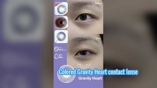 Lentes de halo gris brumoso Ojos grises naturales