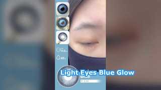 Sydney Blue 14.5mm High Moisture Content Blue Contact Lenses Comfortable