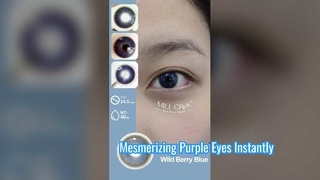 Lentes de Contacto Azul Baya Silvestre para Ojos Encantadores