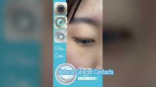 MillCReeK Glacier Angel 14.2mm Affordable Prescription Colored Contacts – Natural, 8.5 Base, 40% Wat